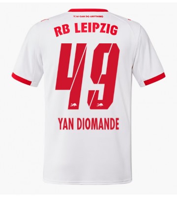 RB Leipzig Yan Diomande #49 Hjemmebanetrøje 2025-26 Kortærmet
